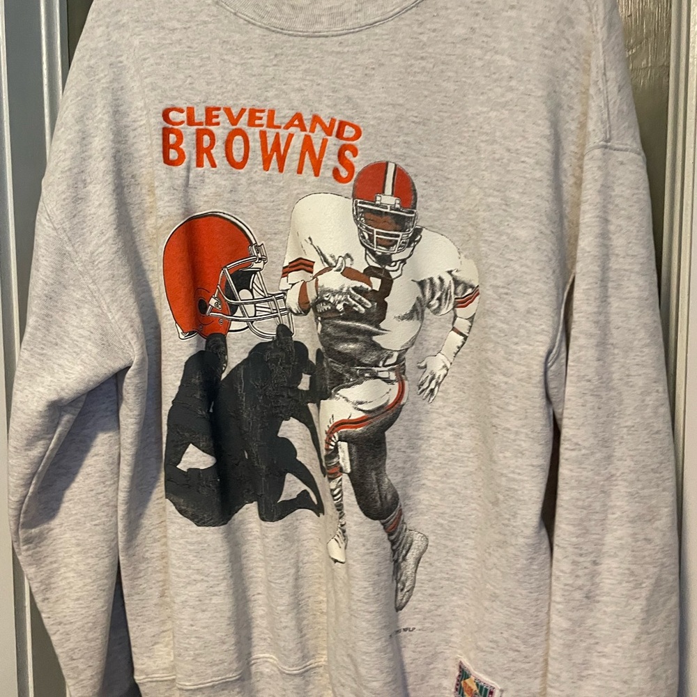 Cleveland Browns Gray Sweater